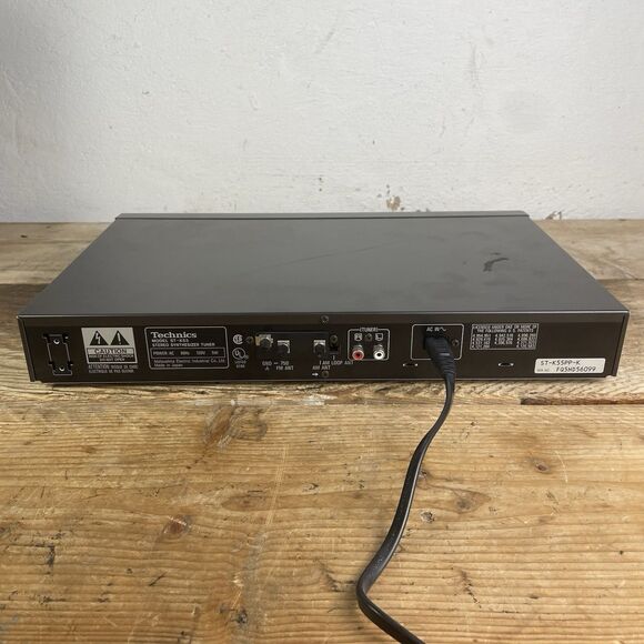 Technics ST-K55 Stereo Synthesizer Tuner AM/FM Tuner and Antenna Tested - Picture 6 of 10